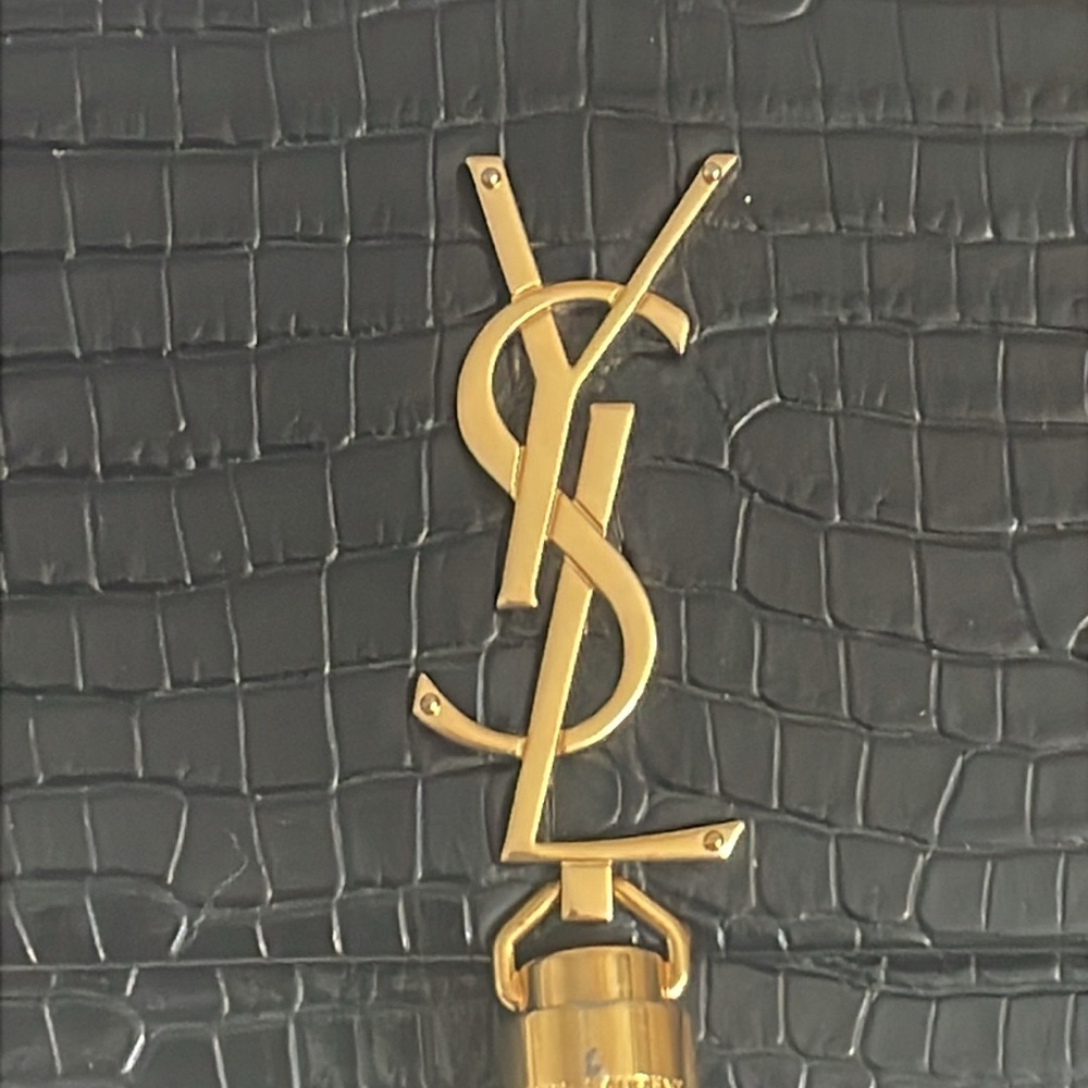 YSL Kate Crocodile Wallet on Chain - Picture 5 of 16